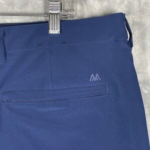 Mizzen and Main Helmsman Golf Shorts Navy Blue Mens 36W 8L